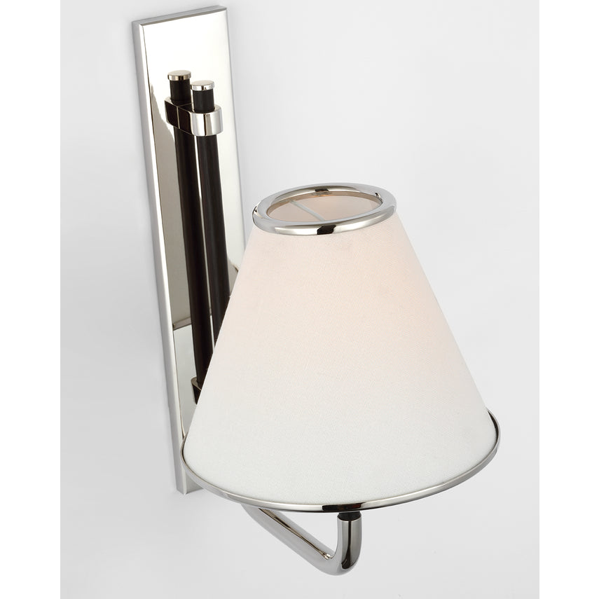 Rigby Small Wall Sconce- Soft Brass/ Polished Nickel Finishes