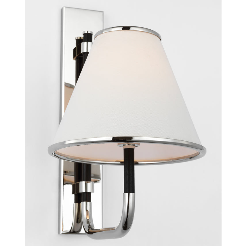 Rigby Small Wall Sconce- Soft Brass/ Polished Nickel Finishes
