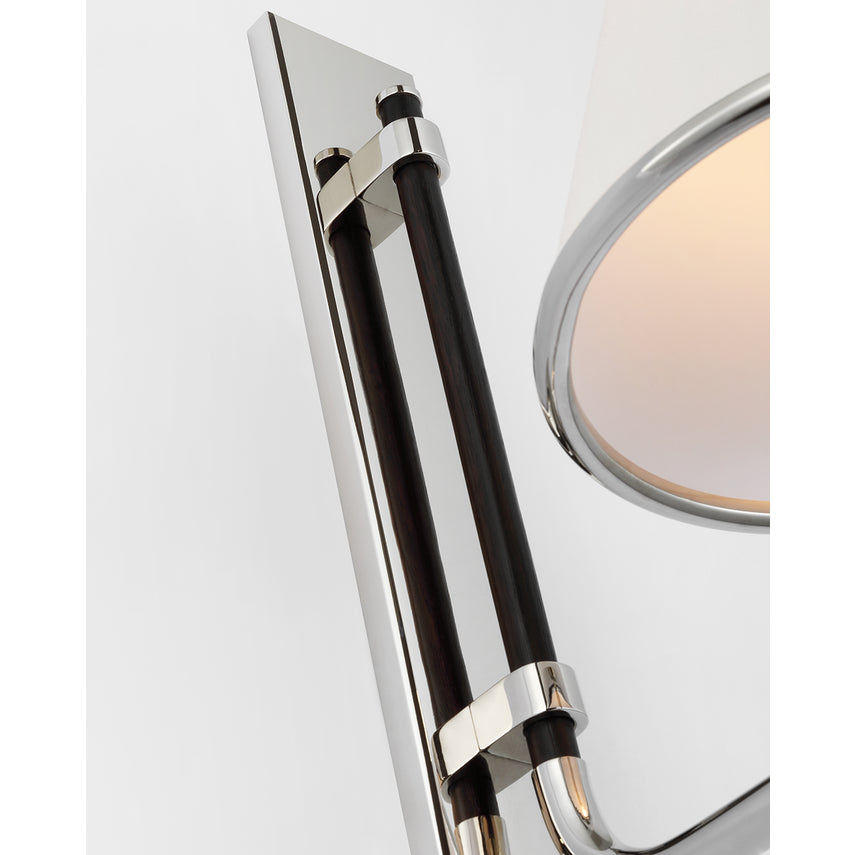 Rigby Small Wall Sconce- Soft Brass/ Polished Nickel Finishes