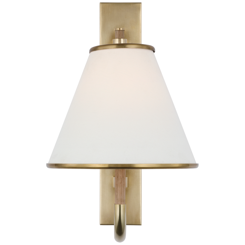 Rigby Small Wall Sconce- Soft Brass/ Polished Nickel Finishes