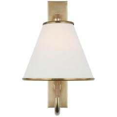 Rigby Small Wall Sconce- Soft Brass/ Polished Nickel Finishes