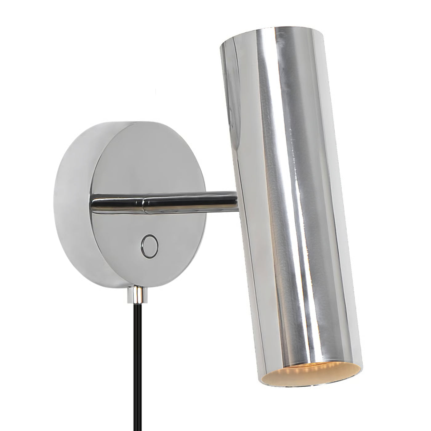 MIB 6' Wall Light- Black/ Chrome/White