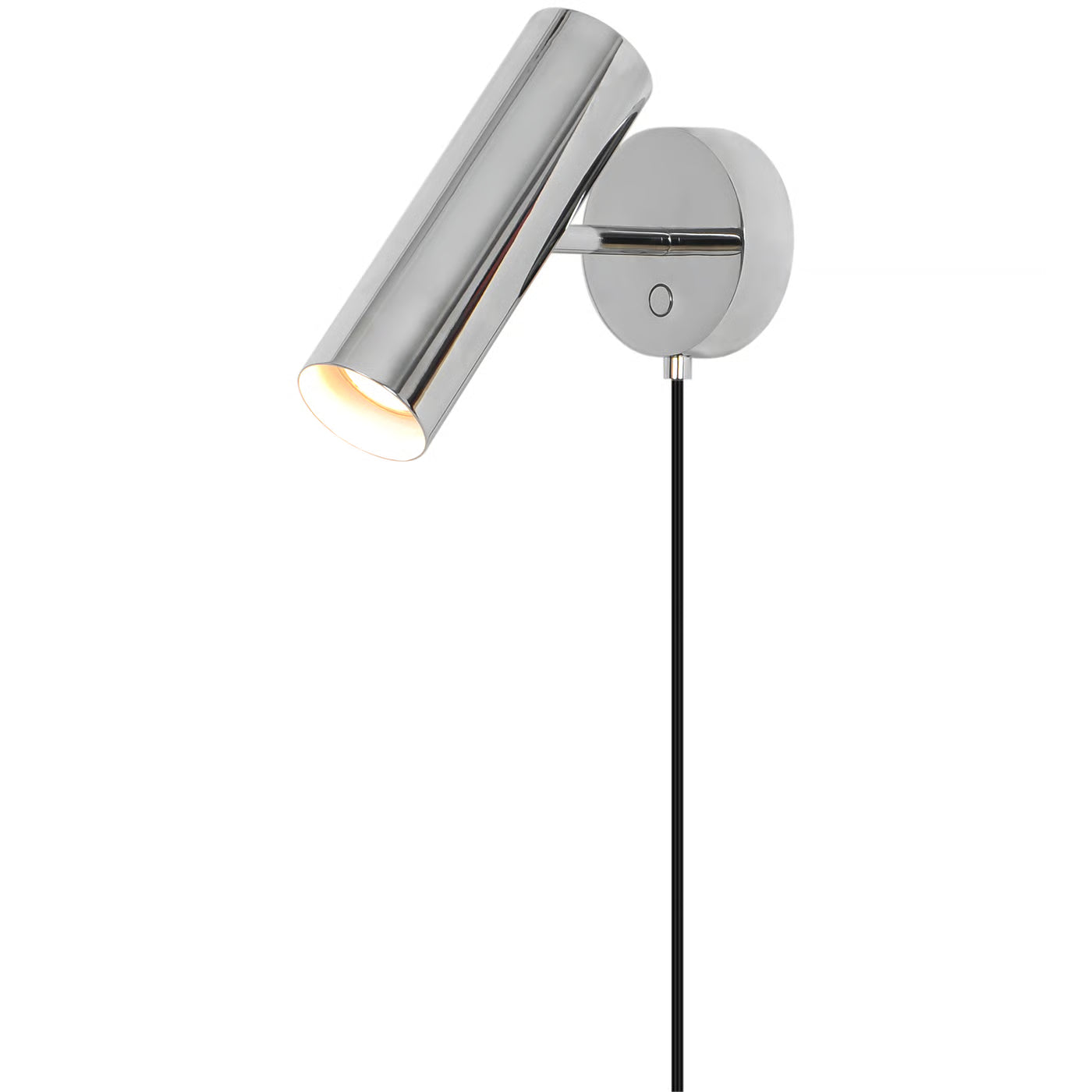 MIB 6' Wall Light- Black/ Chrome/White