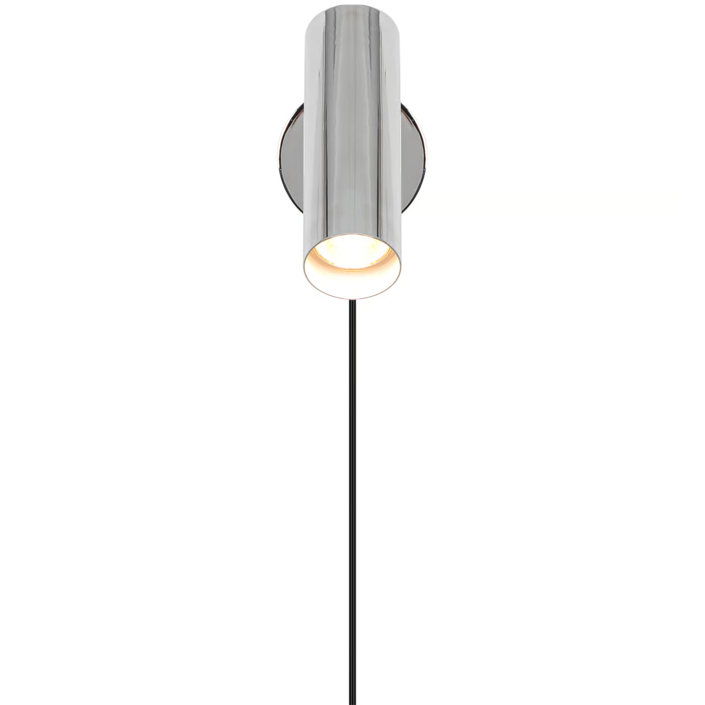 MIB 6' Wall Light- Black/ Chrome/White