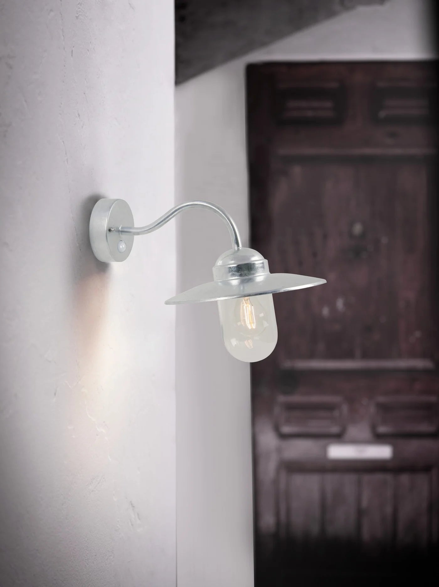 Luxembourg Sensor Wall light- Galvanized