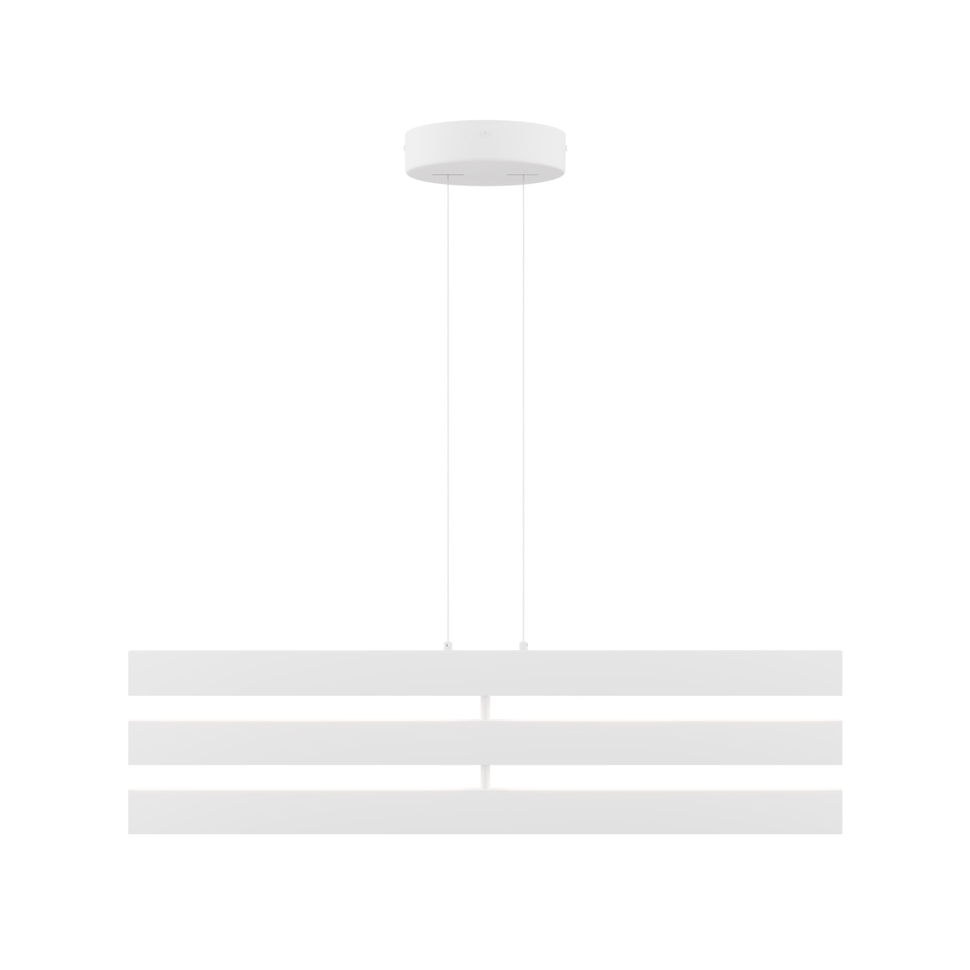 Origami LED Hanging Light - Black/White Finish