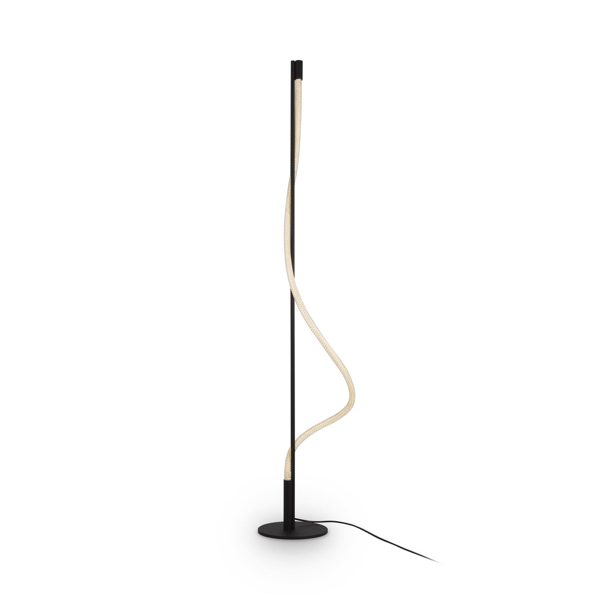 Tau LED Floor Lamp - Black Finish