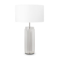 Muse Table Lamp - Chrome/Gold/Grey Finish