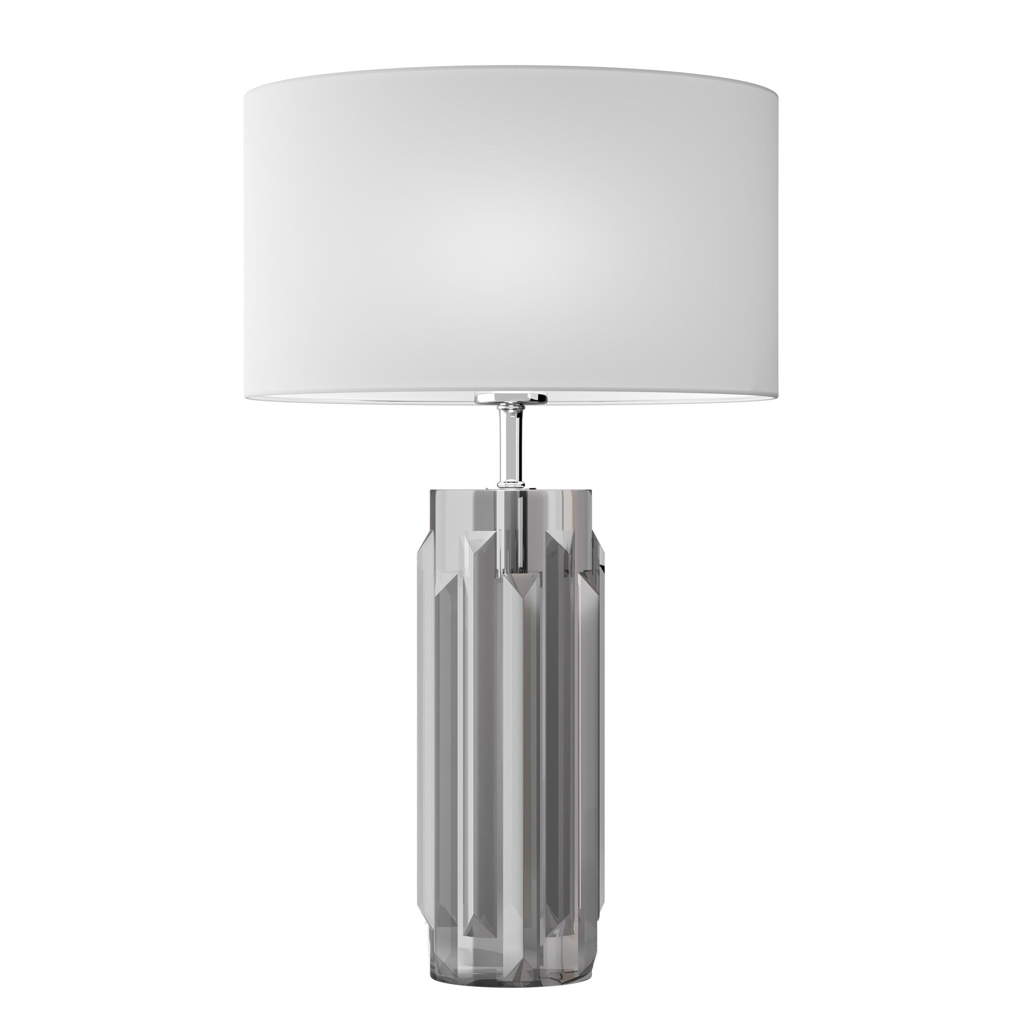 Muse Table Lamp - Chrome/Gold/Grey Finish