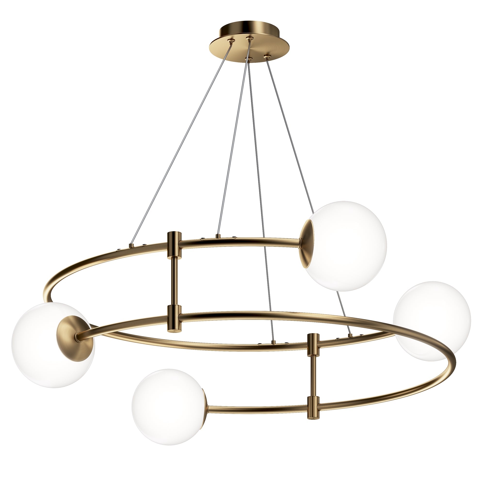 Balance 4/6Lt Centre Light -  Gold/ Black Finish