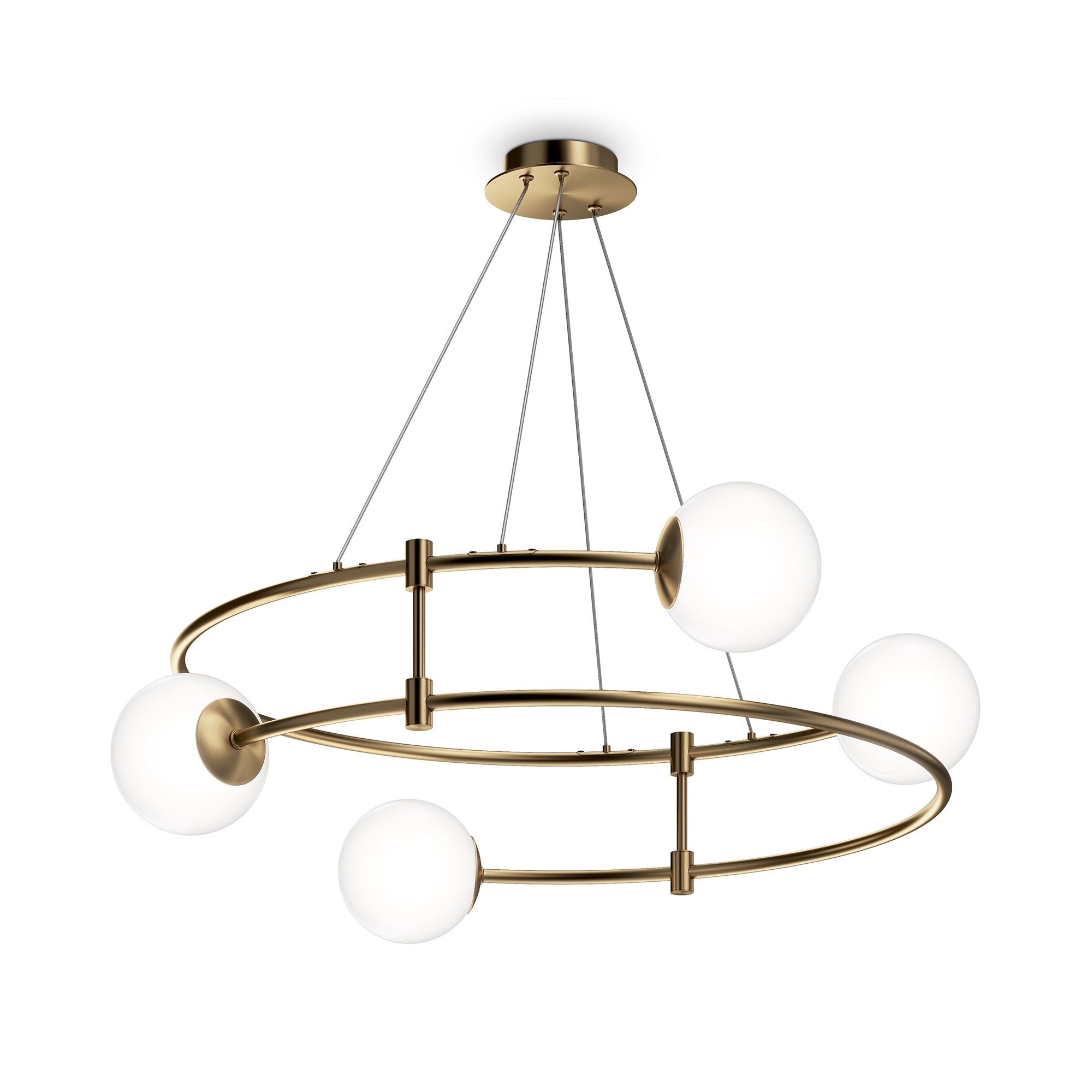 Balance 4/6Lt Centre Light -  Gold/ Black Finish