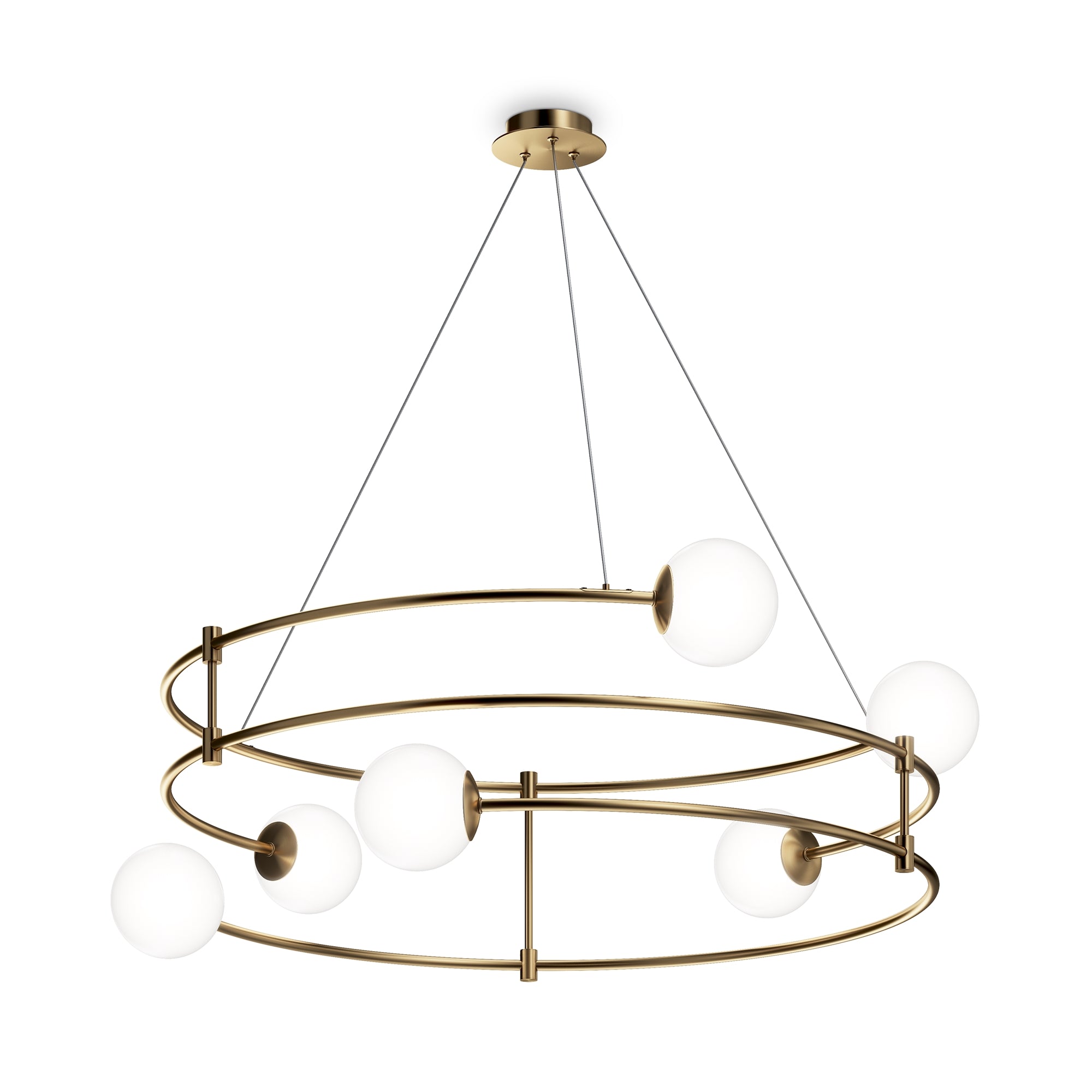Balance 4/6Lt Centre Light -  Gold/ Black Finish