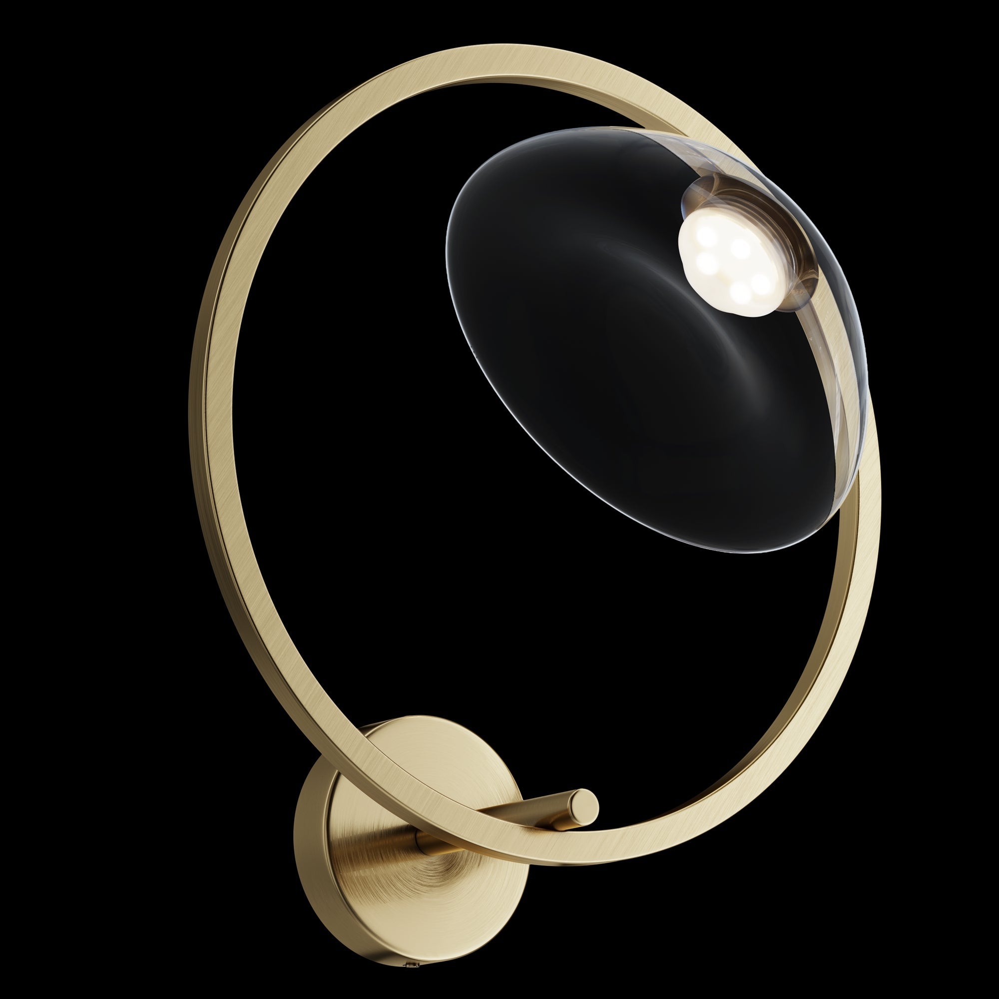 Lunare Wall Light - Brass Finish
