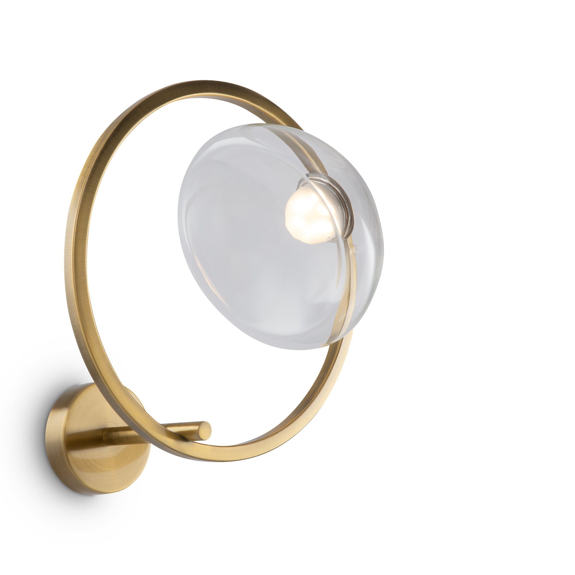 Lunare Wall Light - Brass Finish