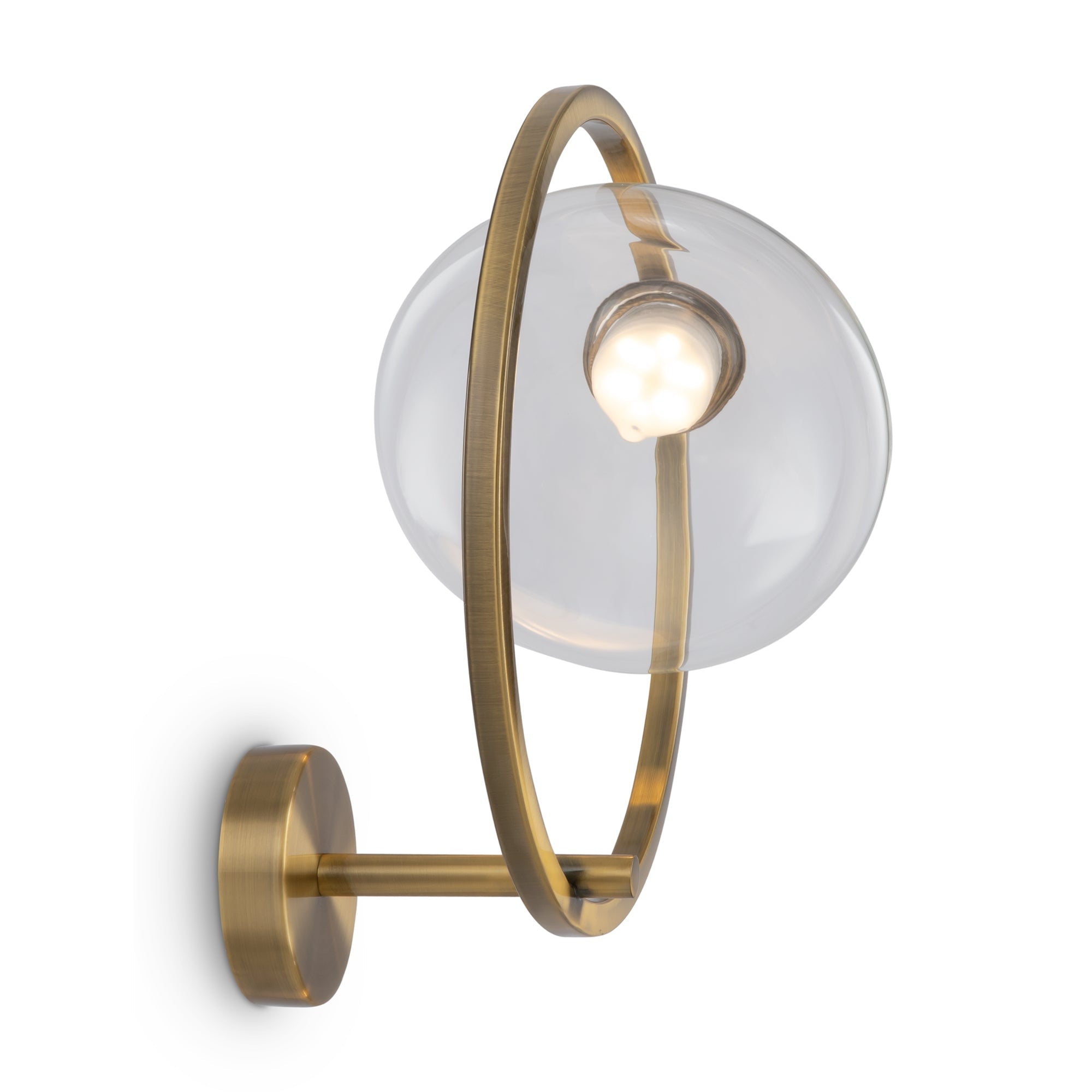 Lunare Wall Light - Brass Finish