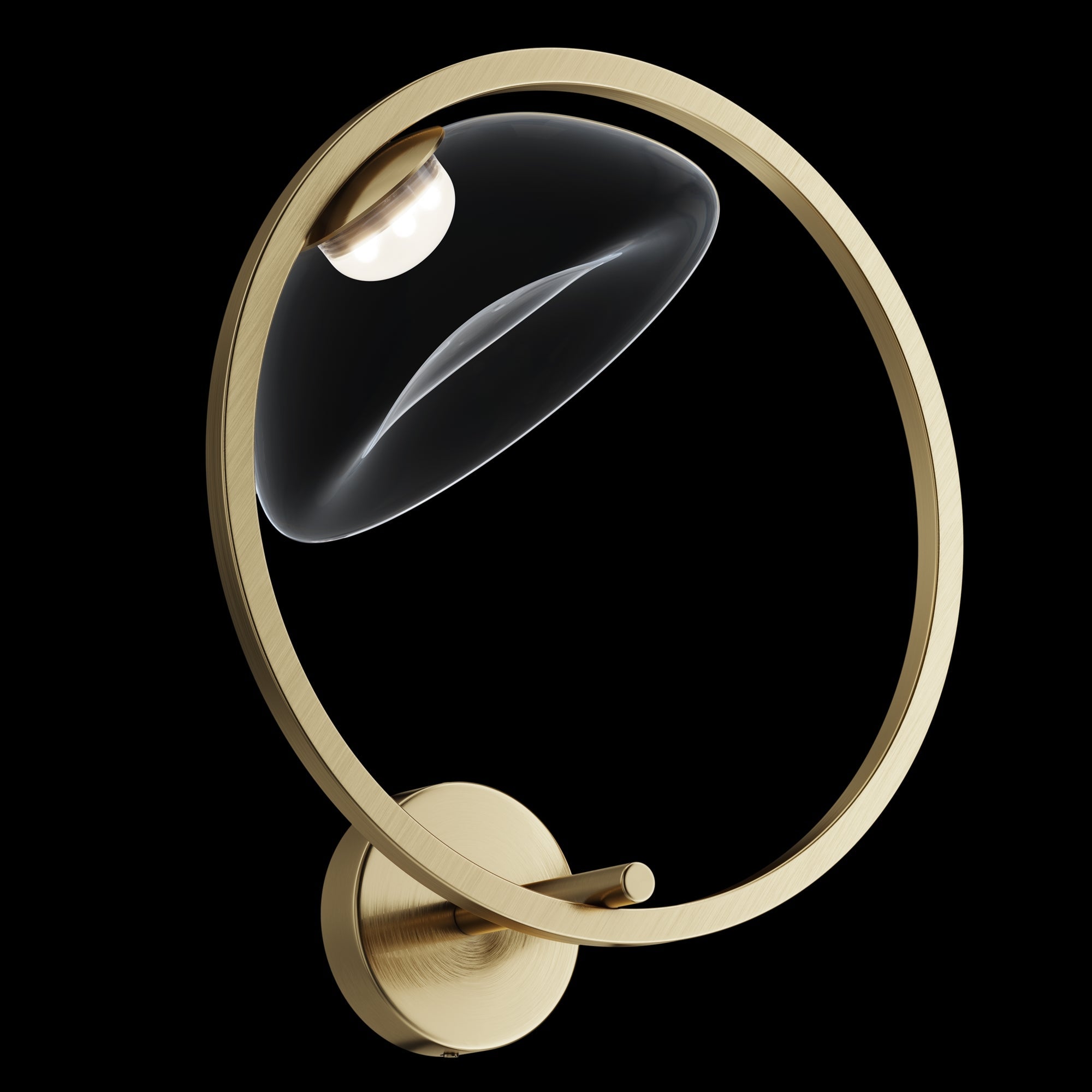 Lunare Wall Light - Brass Finish