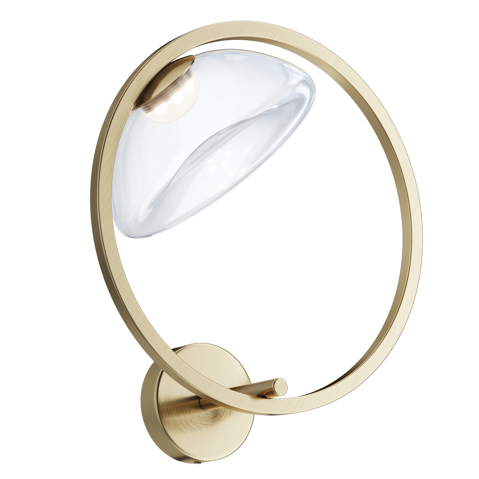 Lunare Wall Light - Brass Finish