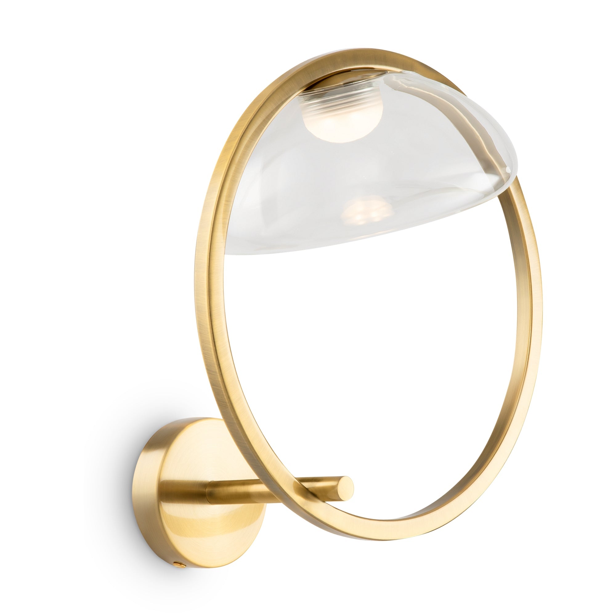 Lunare Wall Light - Brass Finish