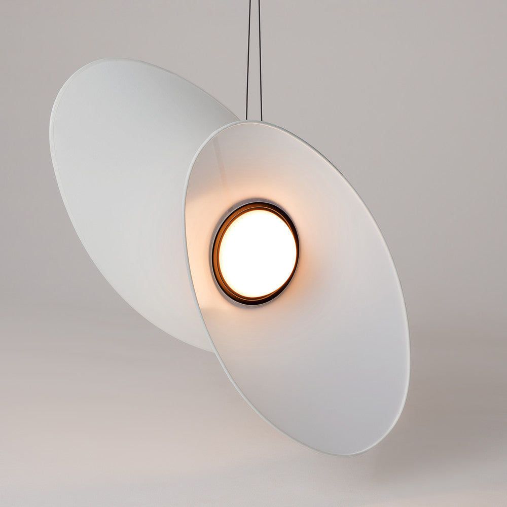 Evolution Pendant Light- White/ Black Finishes