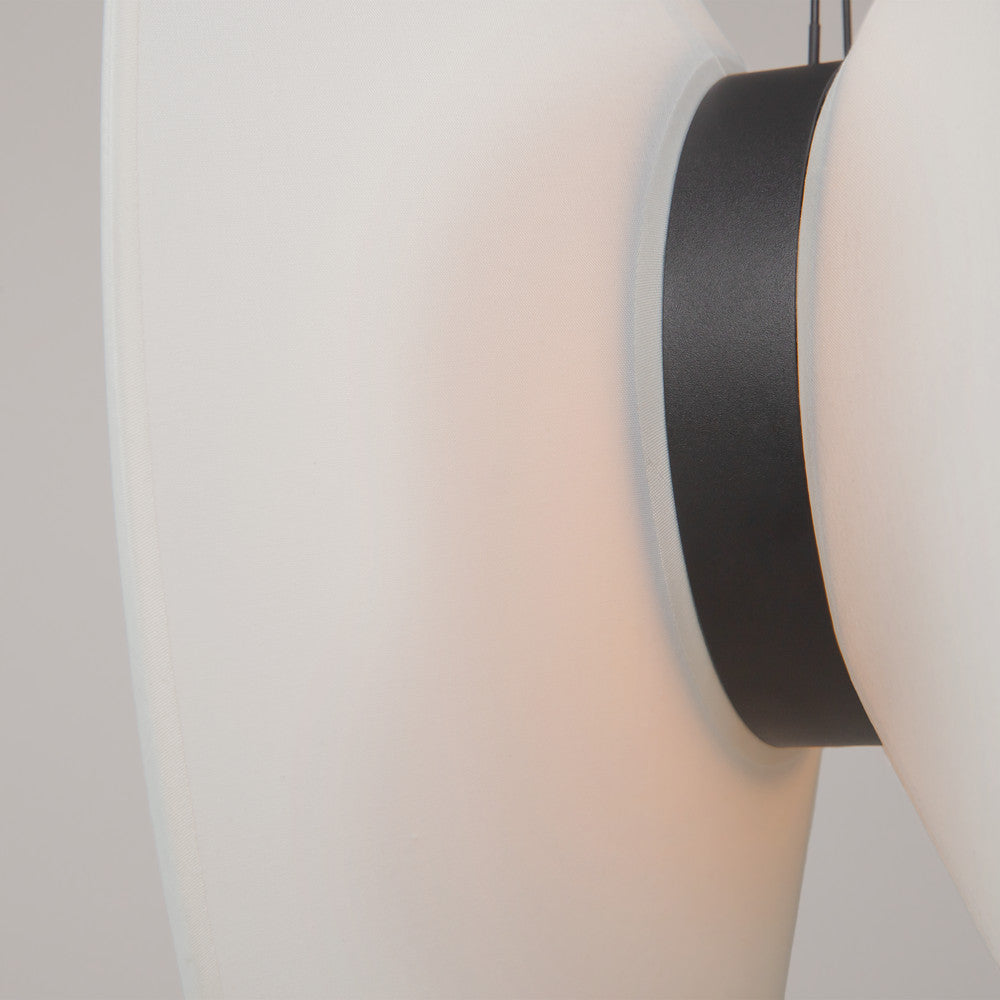Evolution Pendant Light- White/ Black Finishes