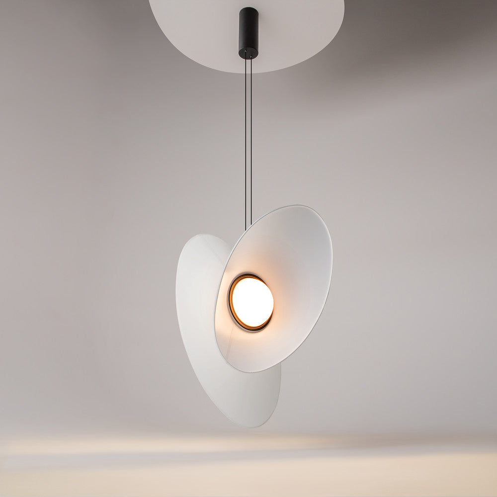 Evolution Pendant Light- White/ Black Finishes