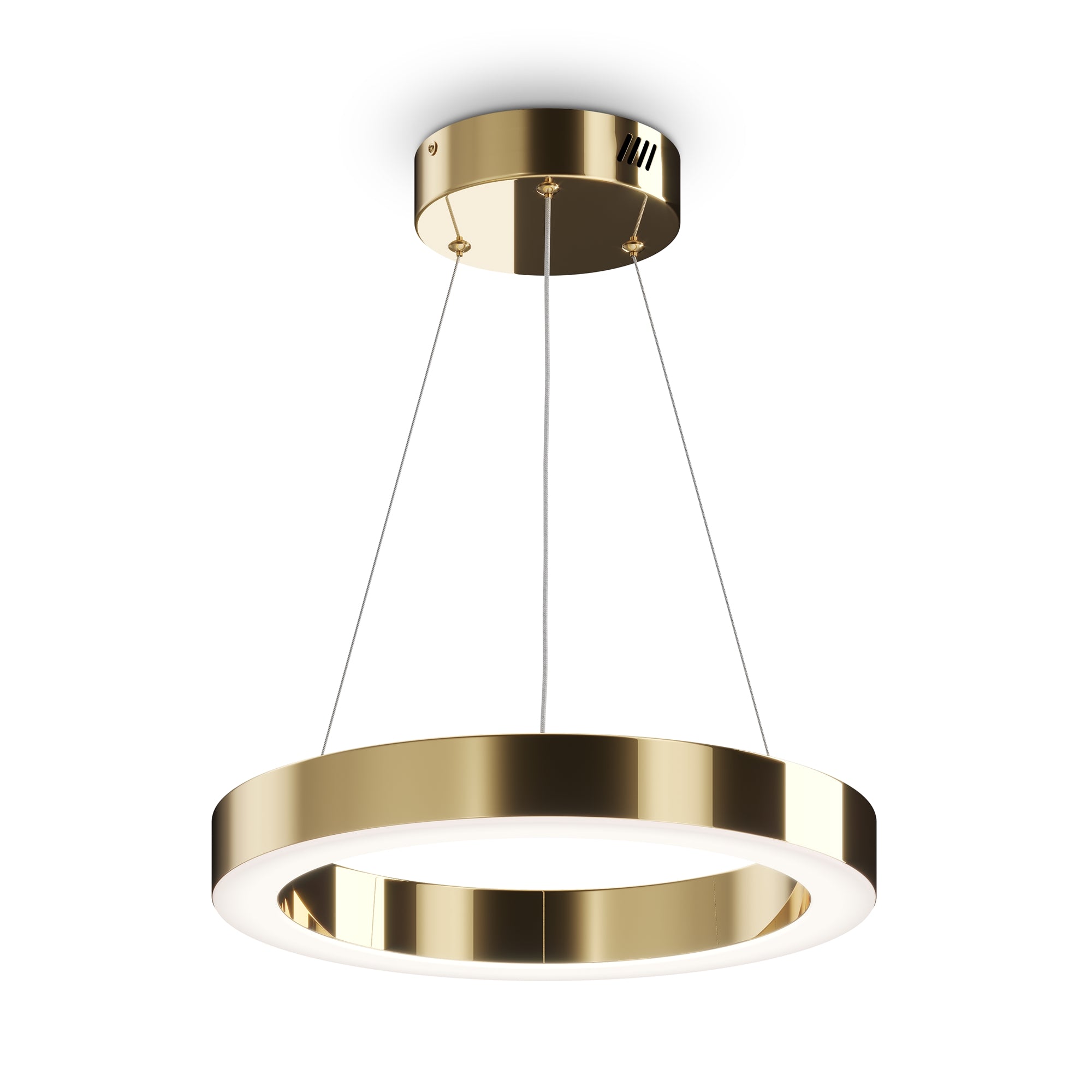 Saturno Small/Medium/Large LED Hanging Light - Brass Finish
