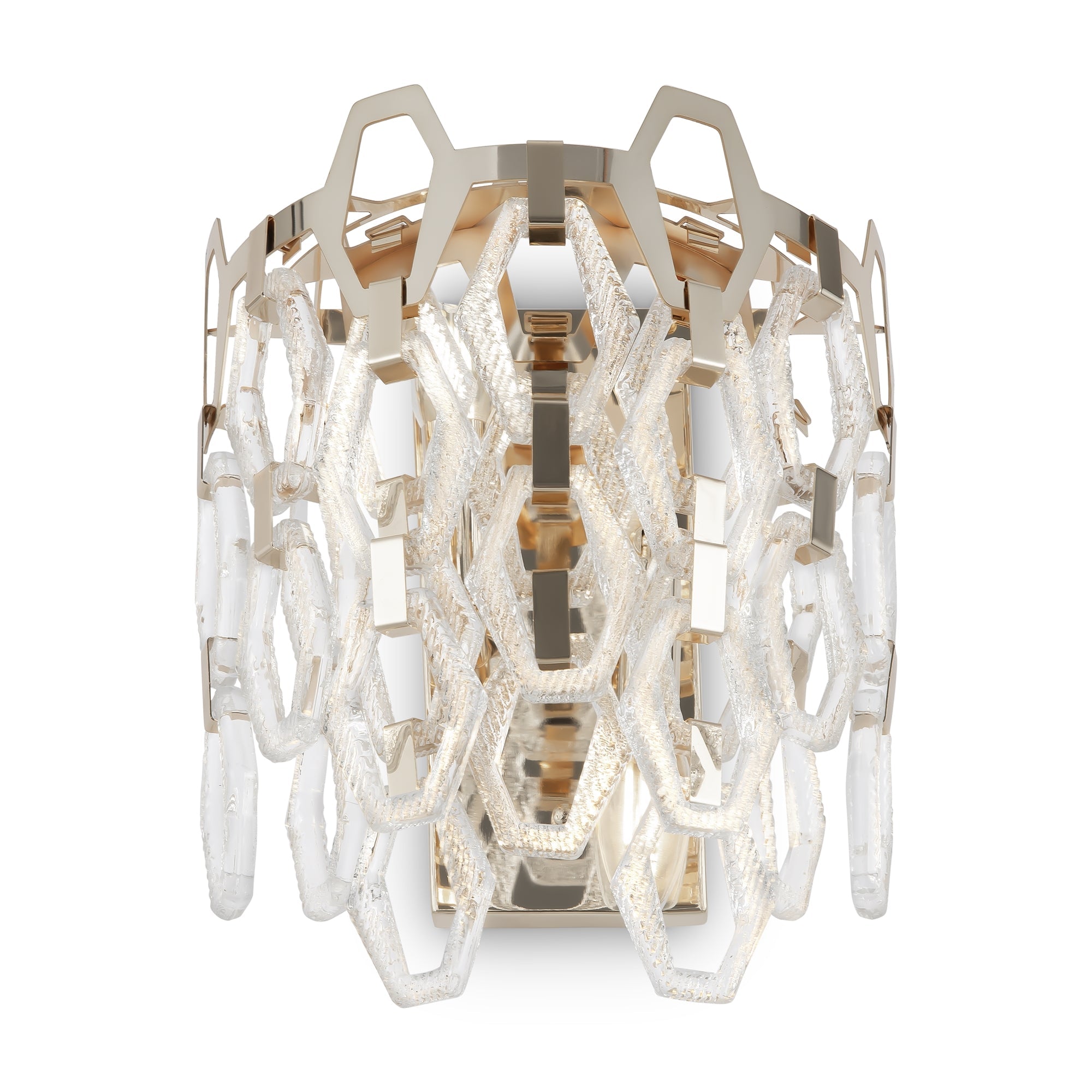 Tissage Indoor Double Wall Lights - Gold Finish