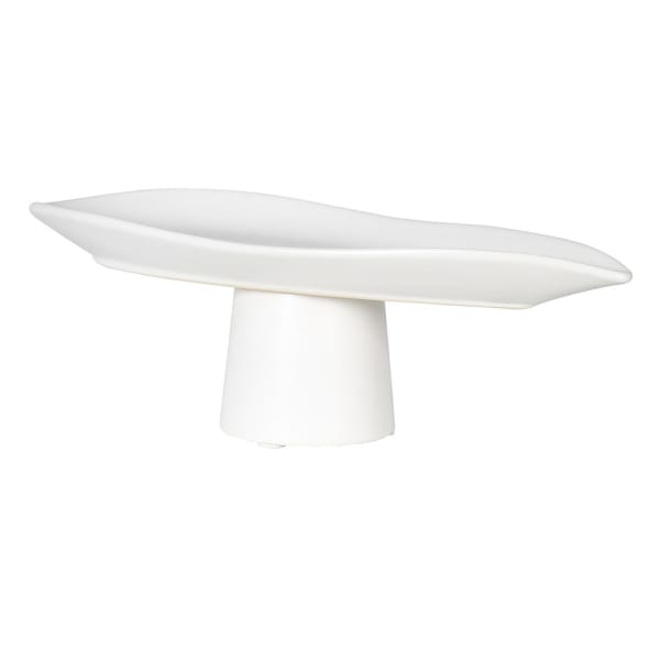 White/ Black Pedestal Plate - Christmas Gift