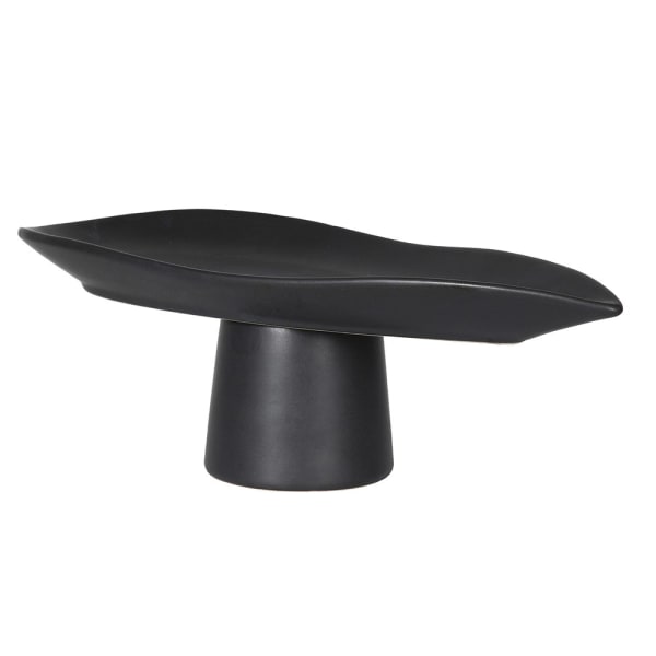 White/ Black Pedestal Plate - Christmas Gift