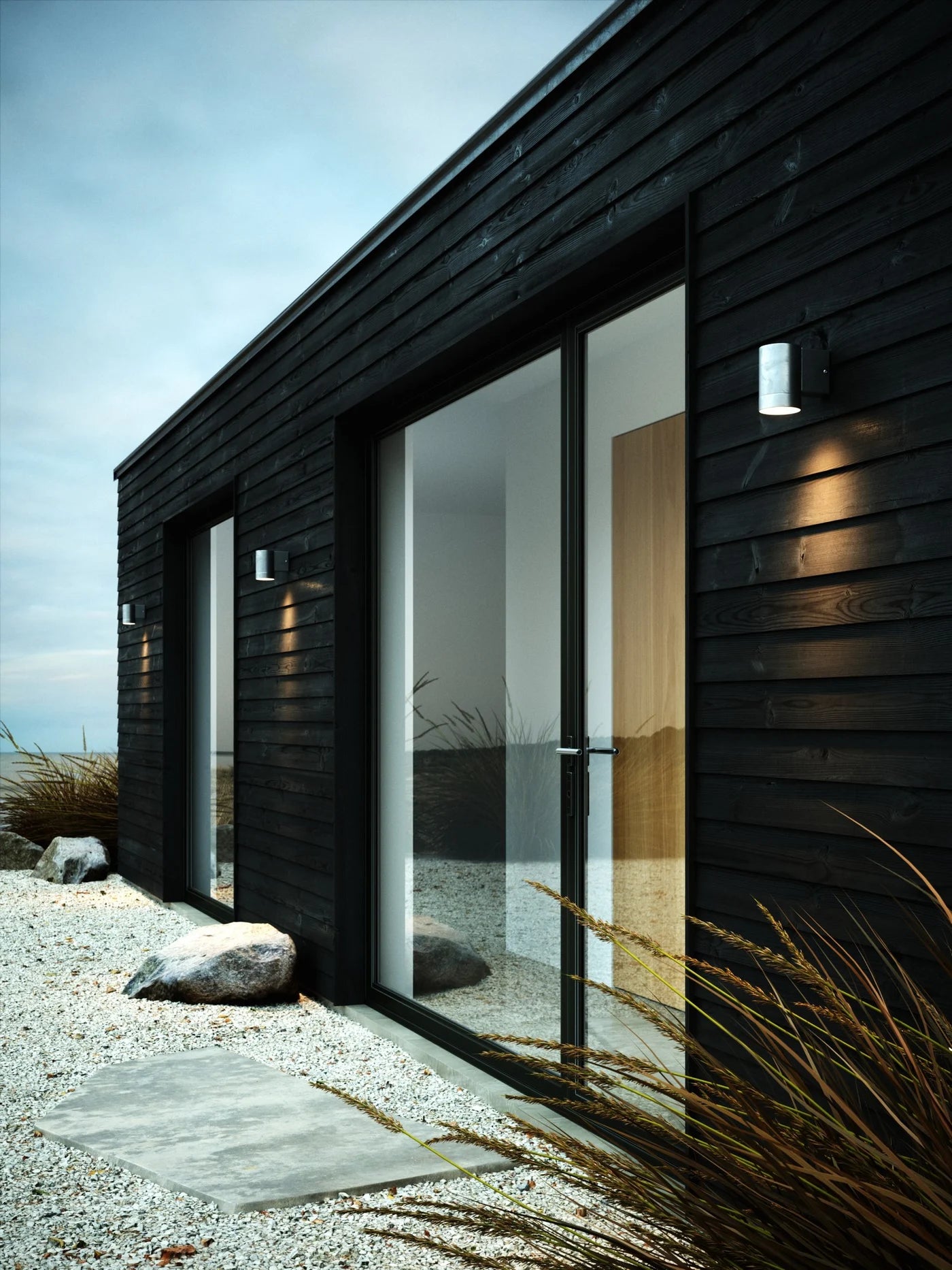 Tin Maxi 1/2lt Wall Light- Various Finishes