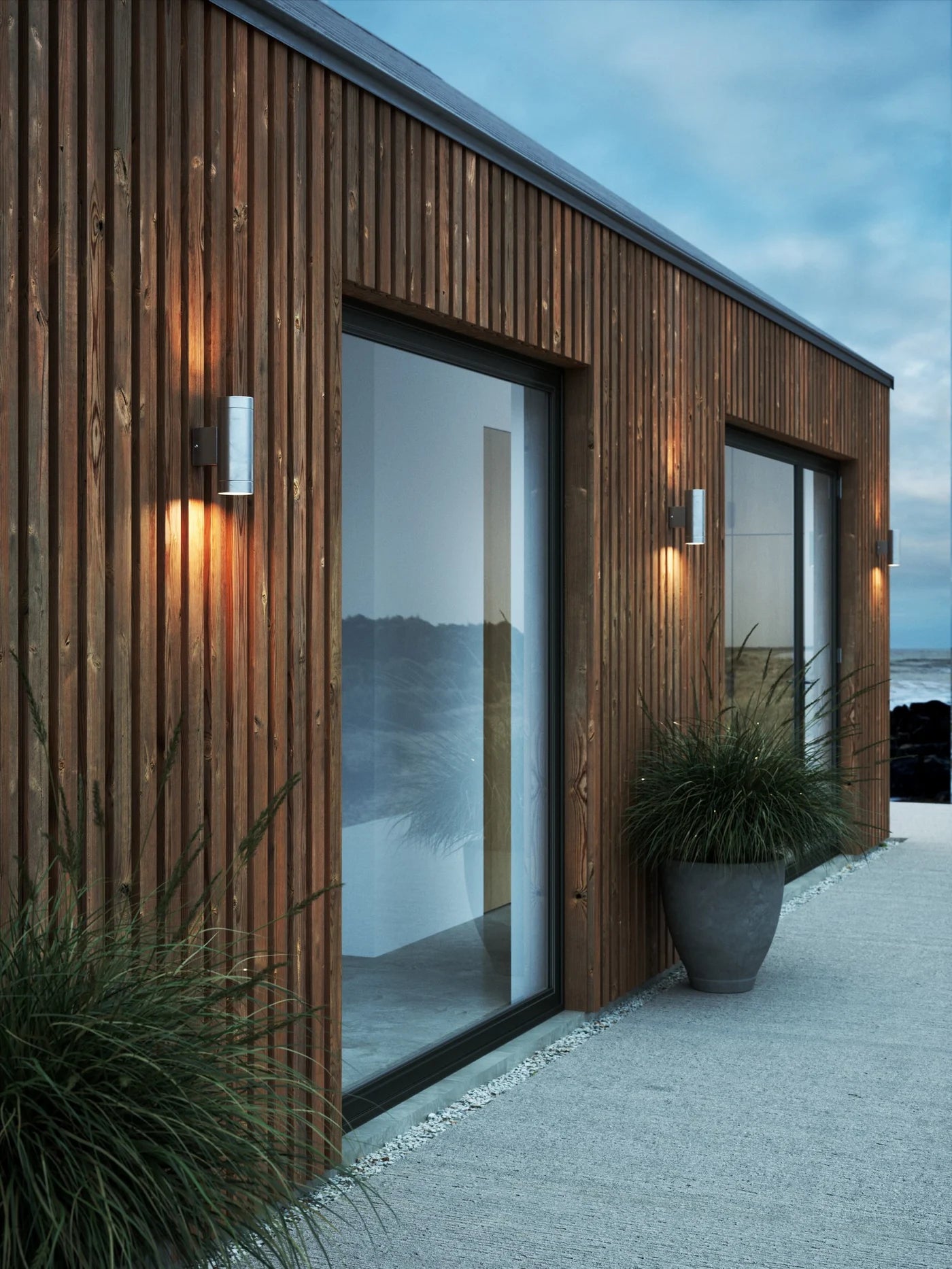 Tin Maxi 1/2lt Wall Light- Various Finishes