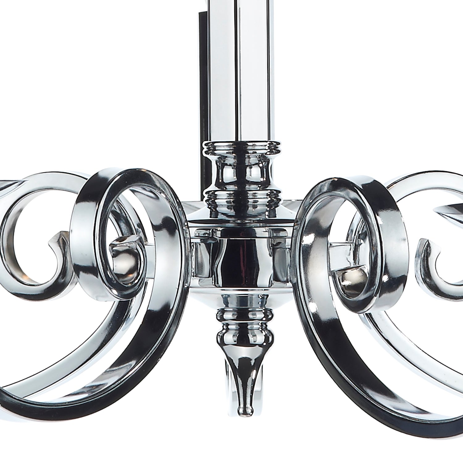 Murray 5/8Lt Centre Ceiling Dual Mount Light - Antique Brass/Polished Chrome IP20