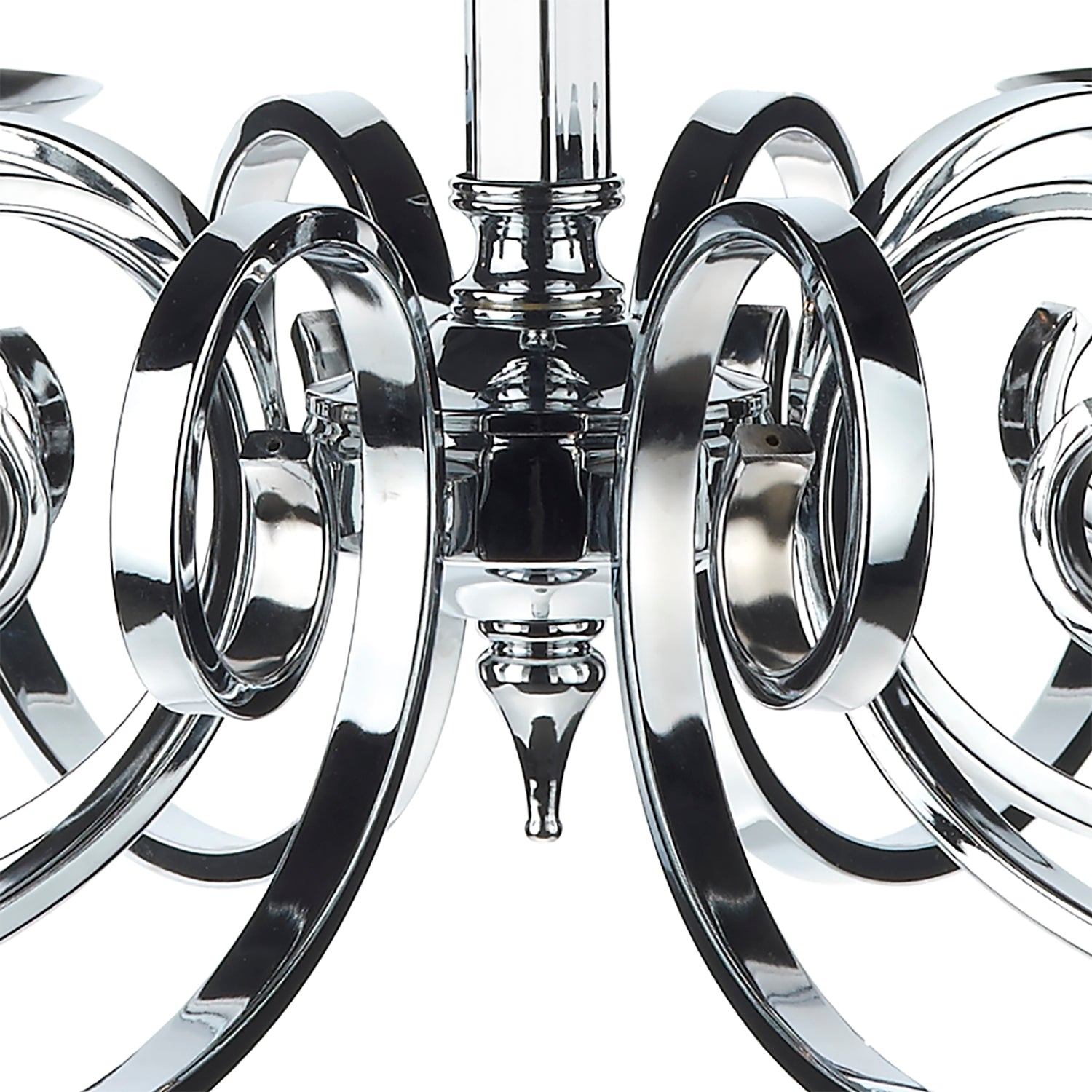 Murray 5/8Lt Centre Ceiling Dual Mount Light - Antique Brass/Polished Chrome IP20
