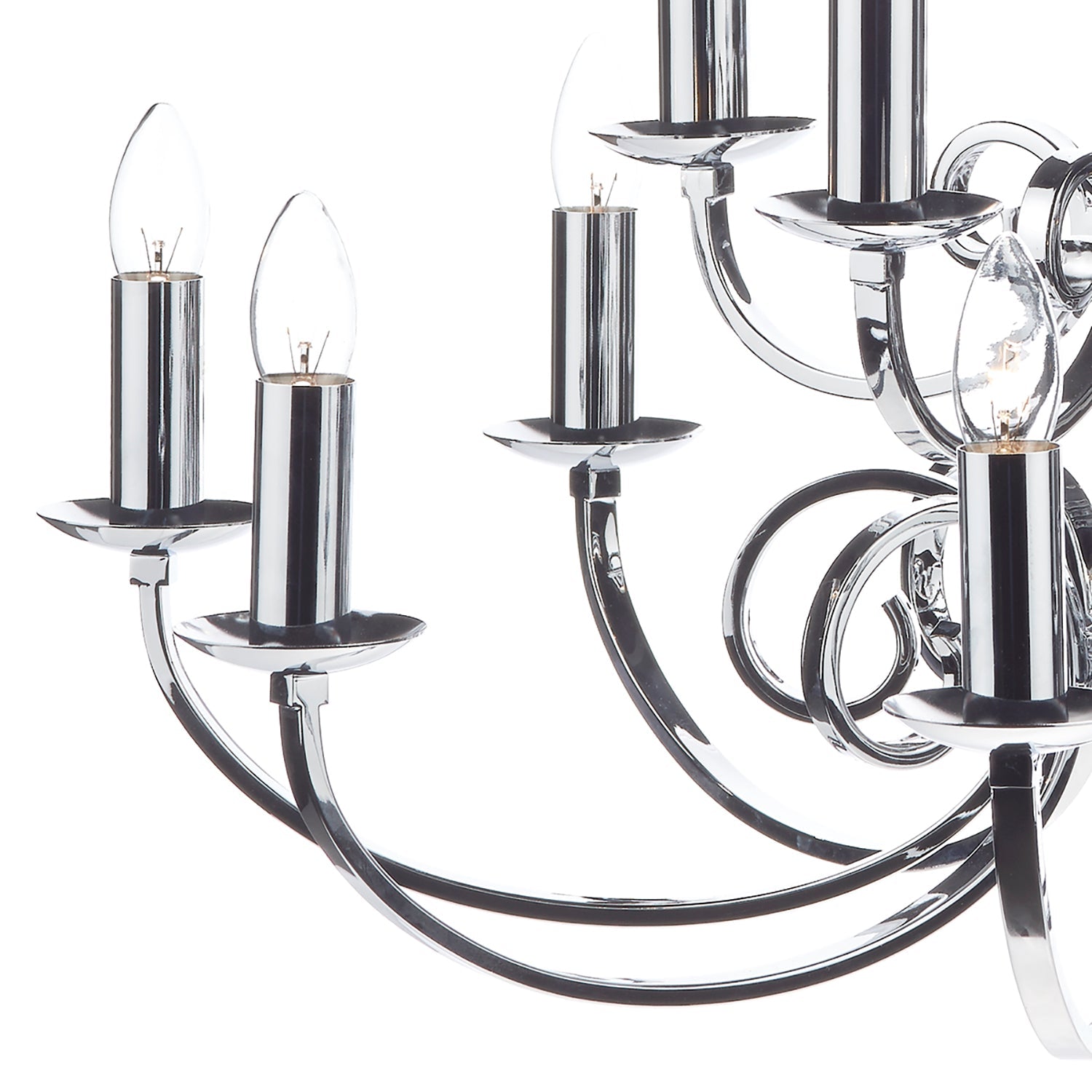 Murray 5/8Lt Centre Ceiling Dual Mount Light - Antique Brass/Polished Chrome IP20