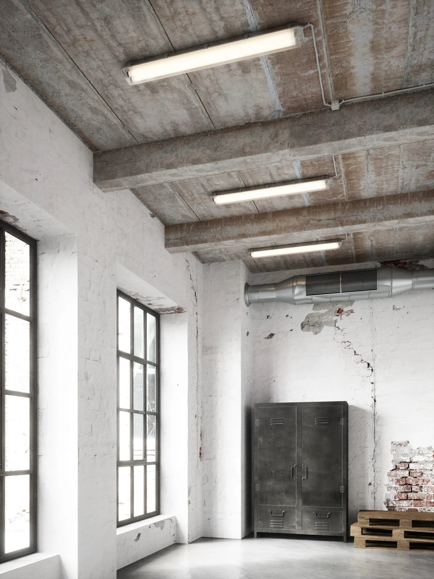 Works 10W/18W/24W LED Batten Light Fitting