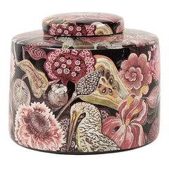 Parrot 8''/9" Jar - Pink & Black Finish