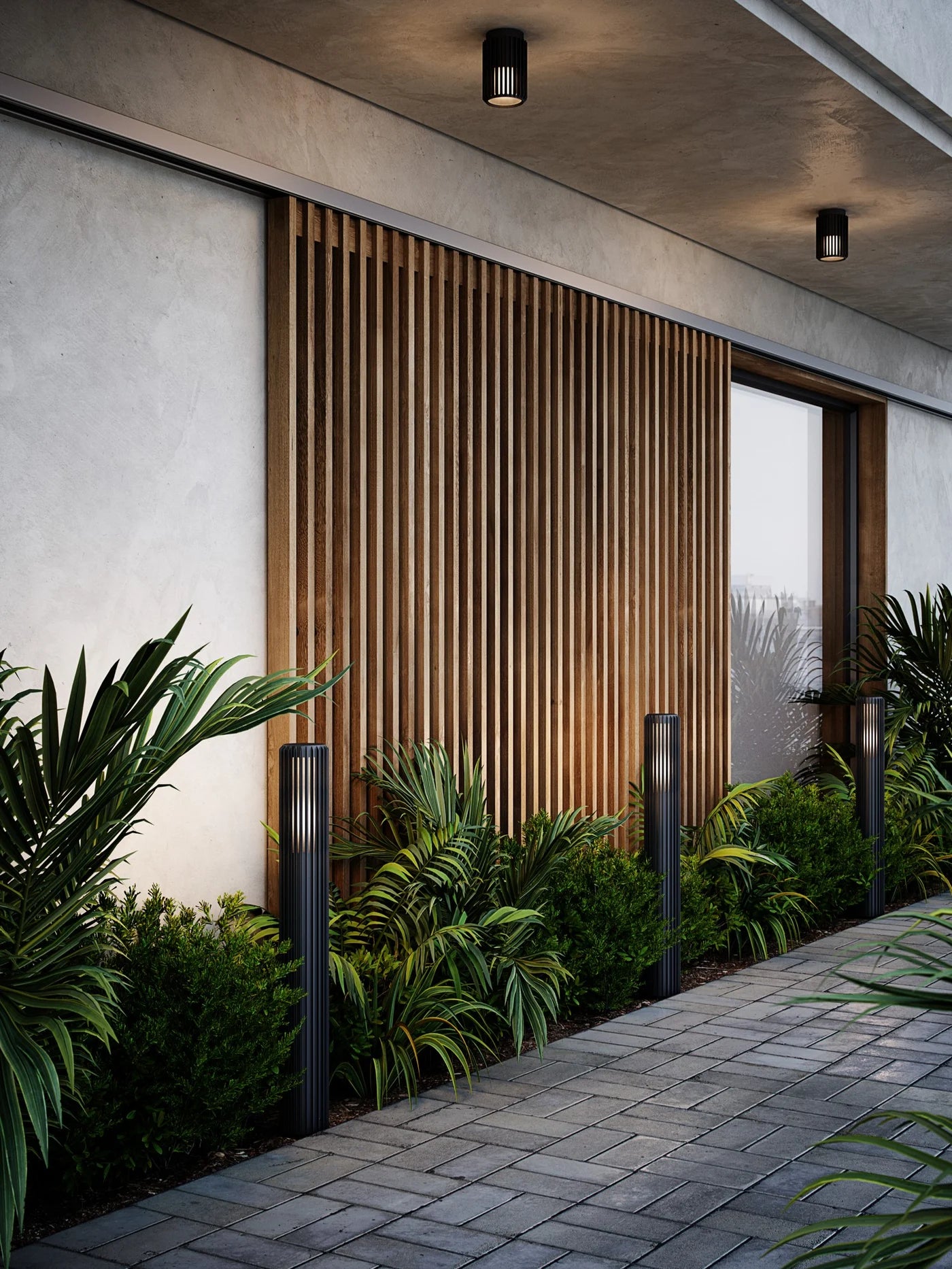 Aludra 45cm/95cm Bollards- Various Finishes