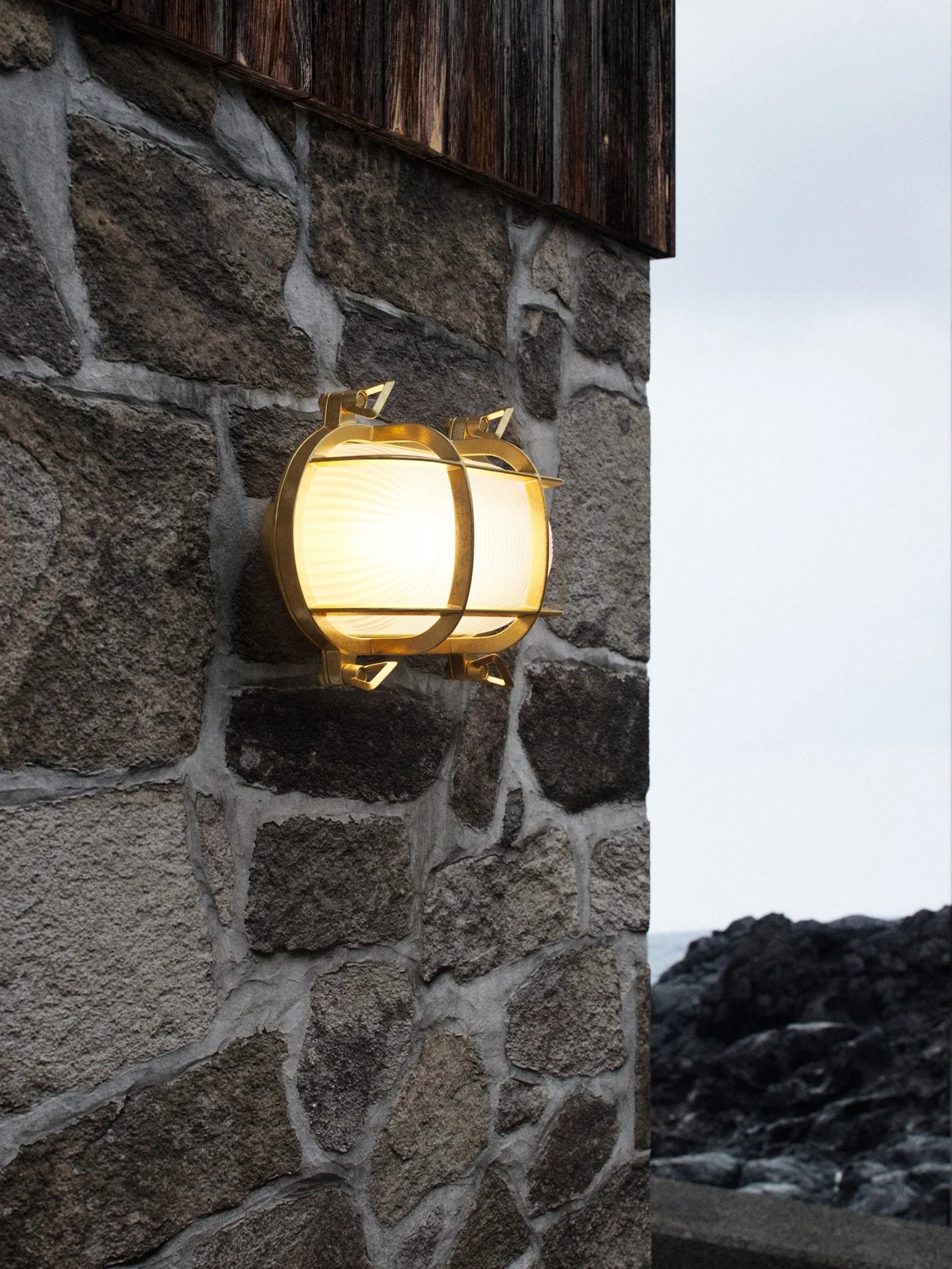 Helford Wall Light- Brass/ Nickel Finishes