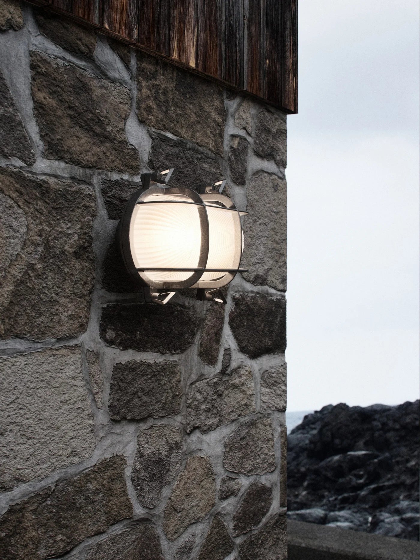 Helford Wall Light- Brass/ Nickel Finishes