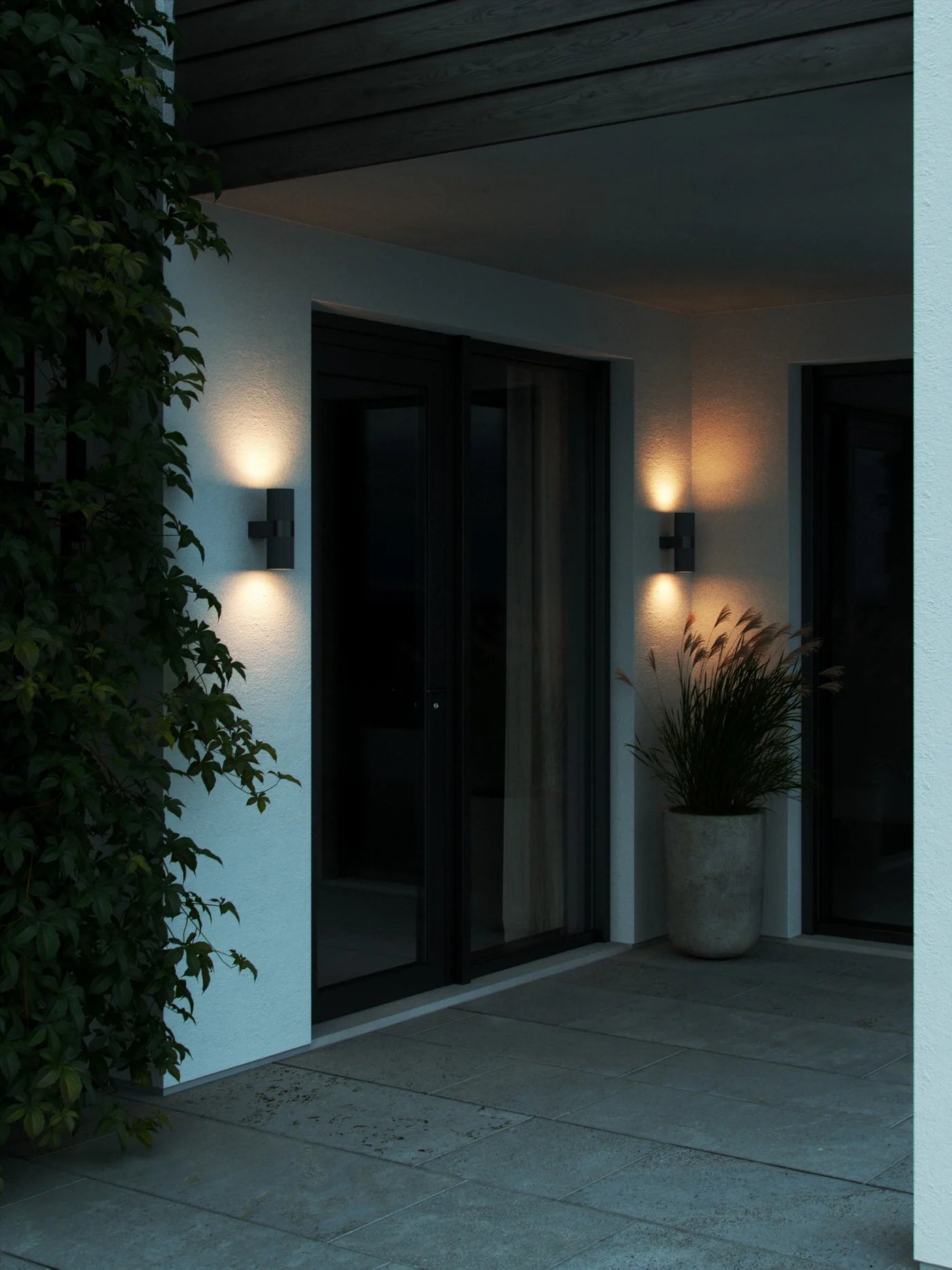 Kyklop Ripple Wall light- Black/ Rusty Finish