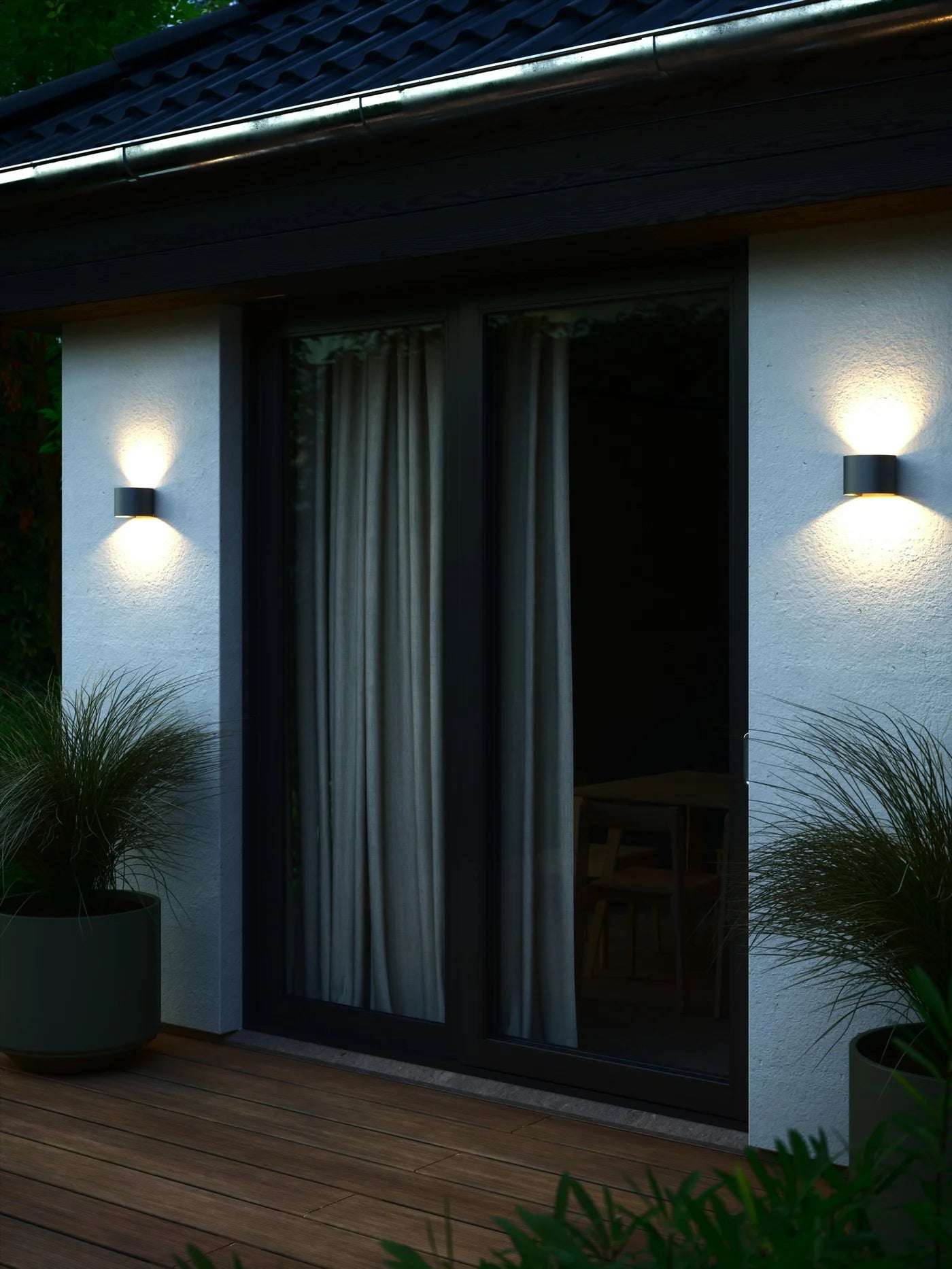 Milda Wall light- Anthracite/ Black