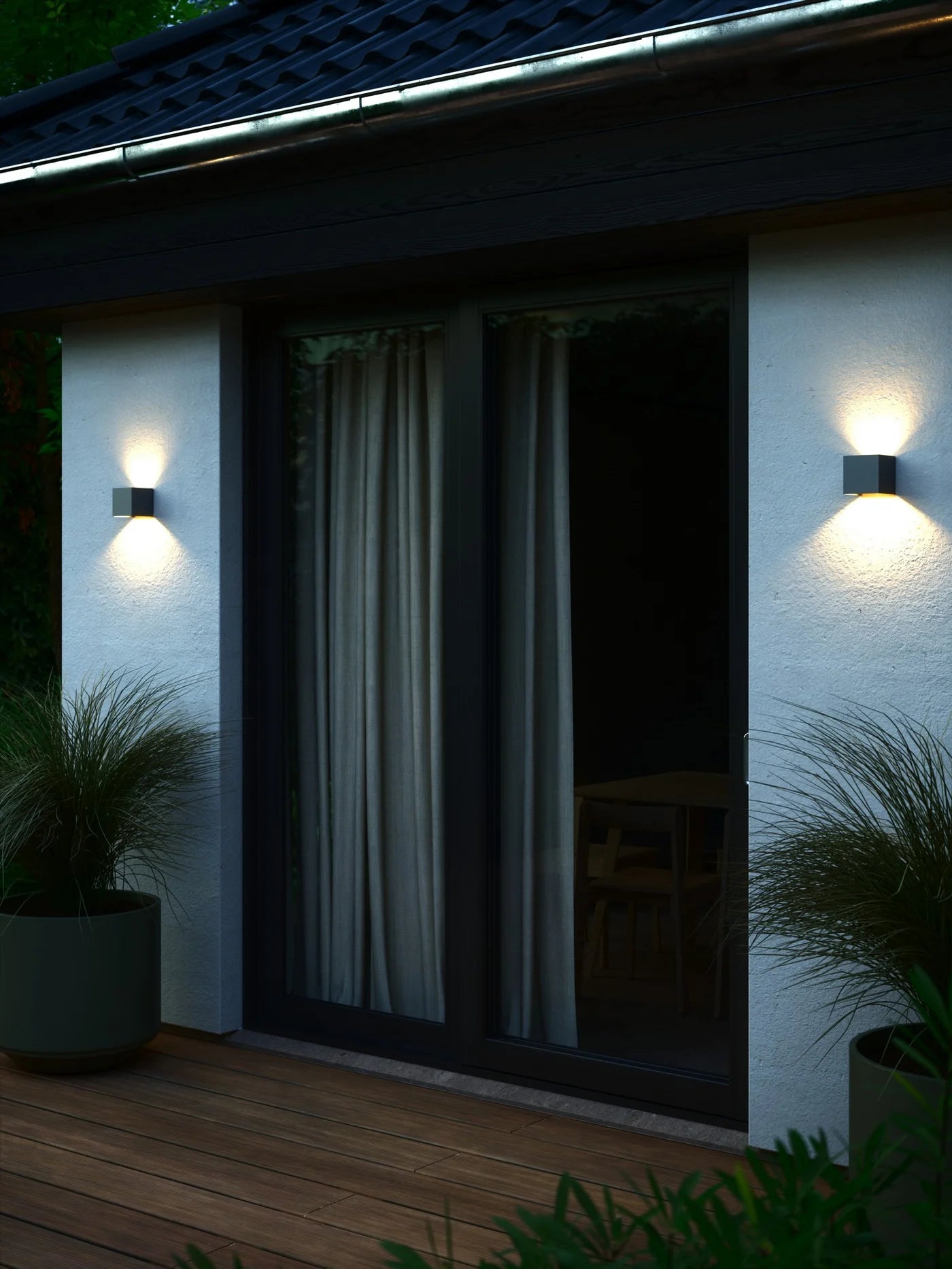 Milda Wall light- Anthracite/ Black