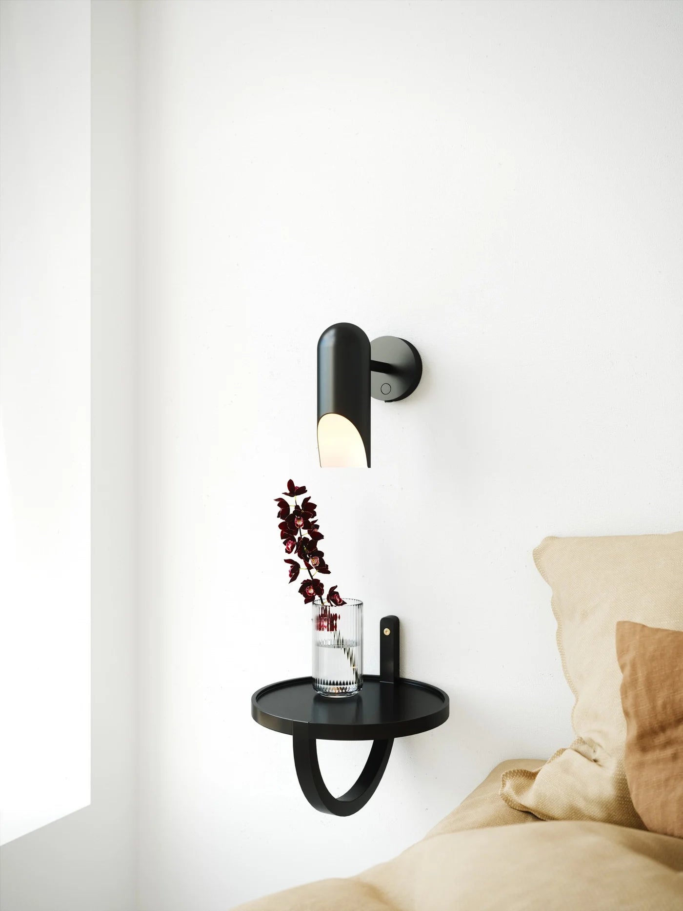 Rochelle Wall Light-  Black