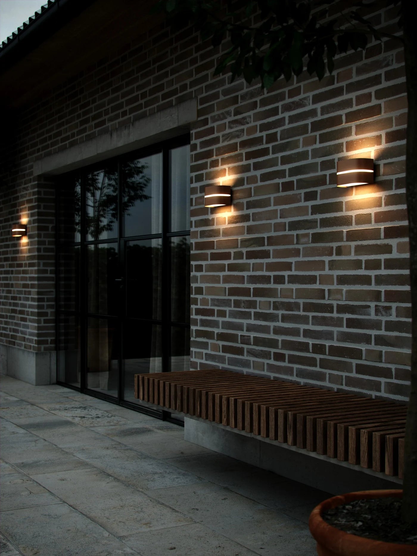 Sibelis Wall light- Black/ Brown/ Anthracite Finish
