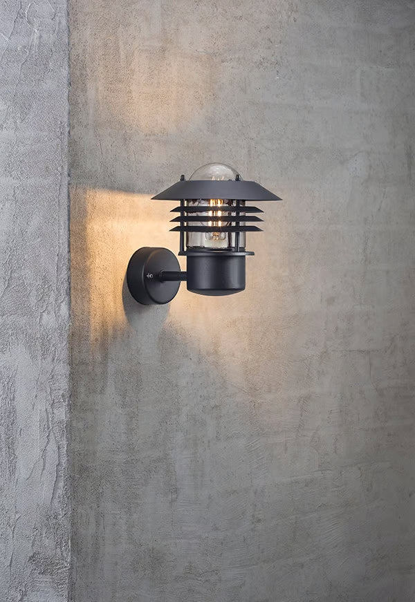 Vejers Up/ Down light- Galvanized/ Black Finish