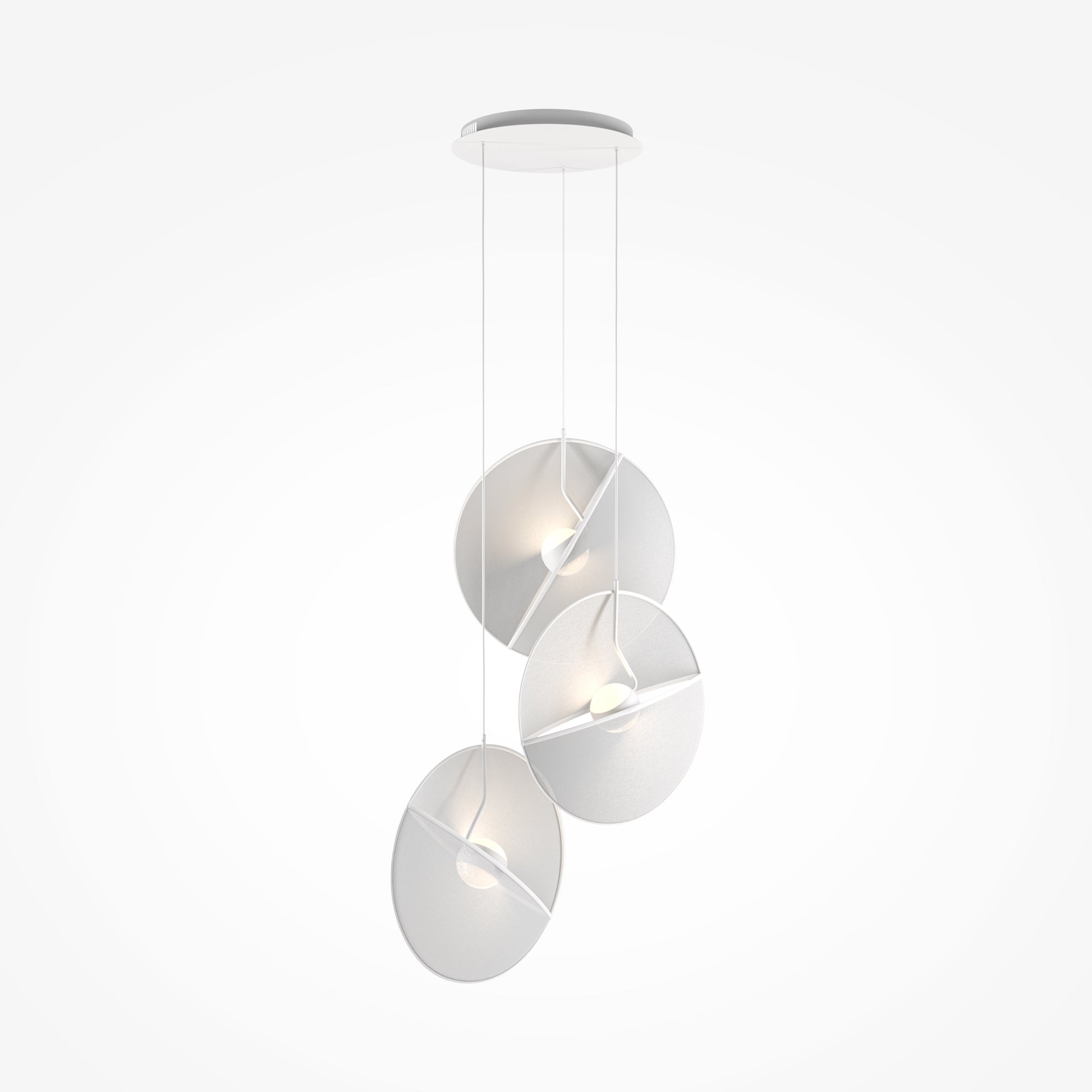 Reflex 2/6Lt LED Hanging Light - White Finish