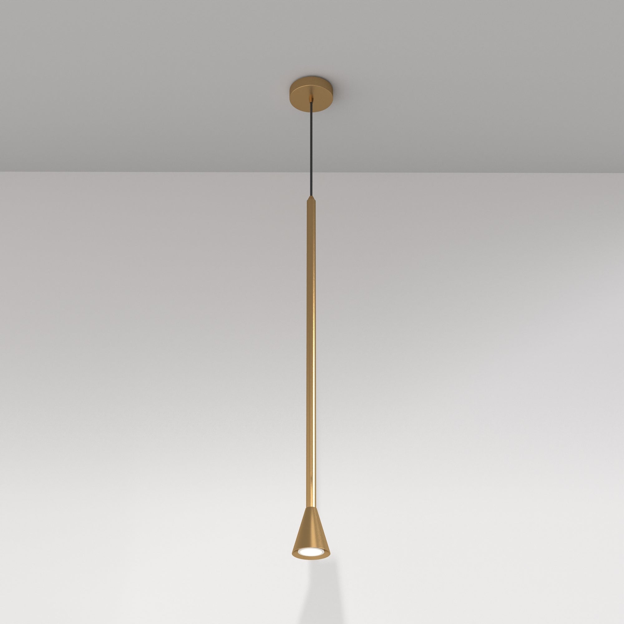 Arrow Single Pendant Light - White / Gold / Black