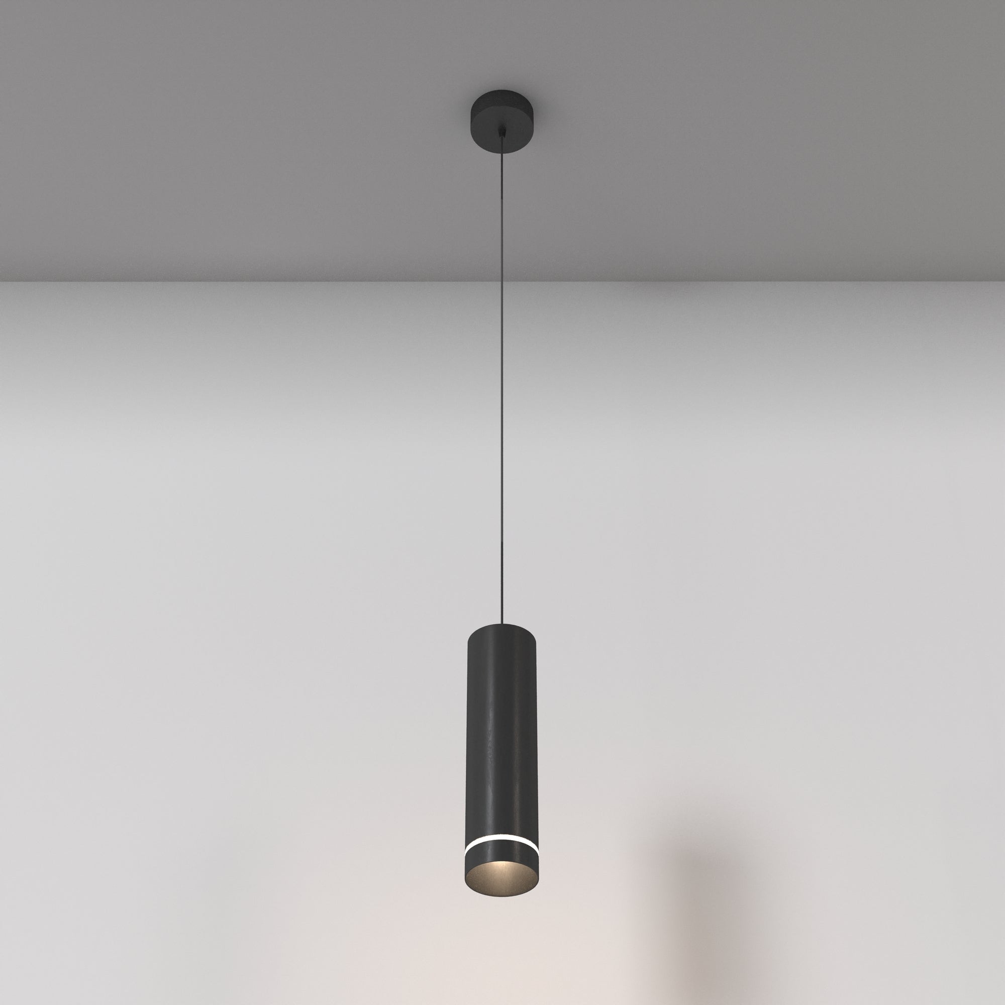 Orlo LED Hanging Light - Black/White Finish