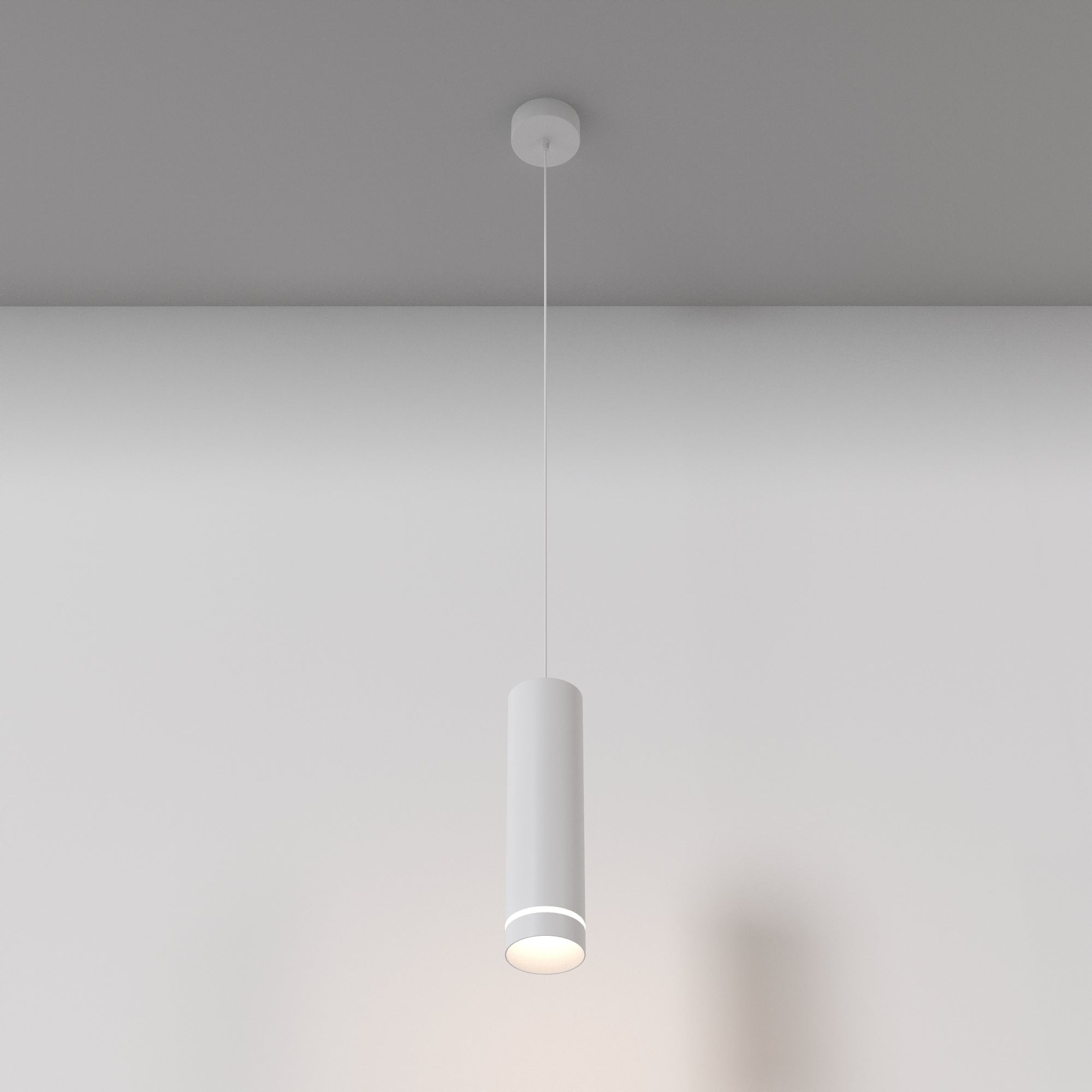 Orlo LED Hanging Light - Black/White Finish