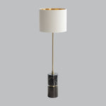 Malachai Table Lamp - Black/White